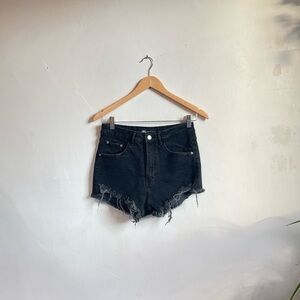 Zara | High rise denim shorts